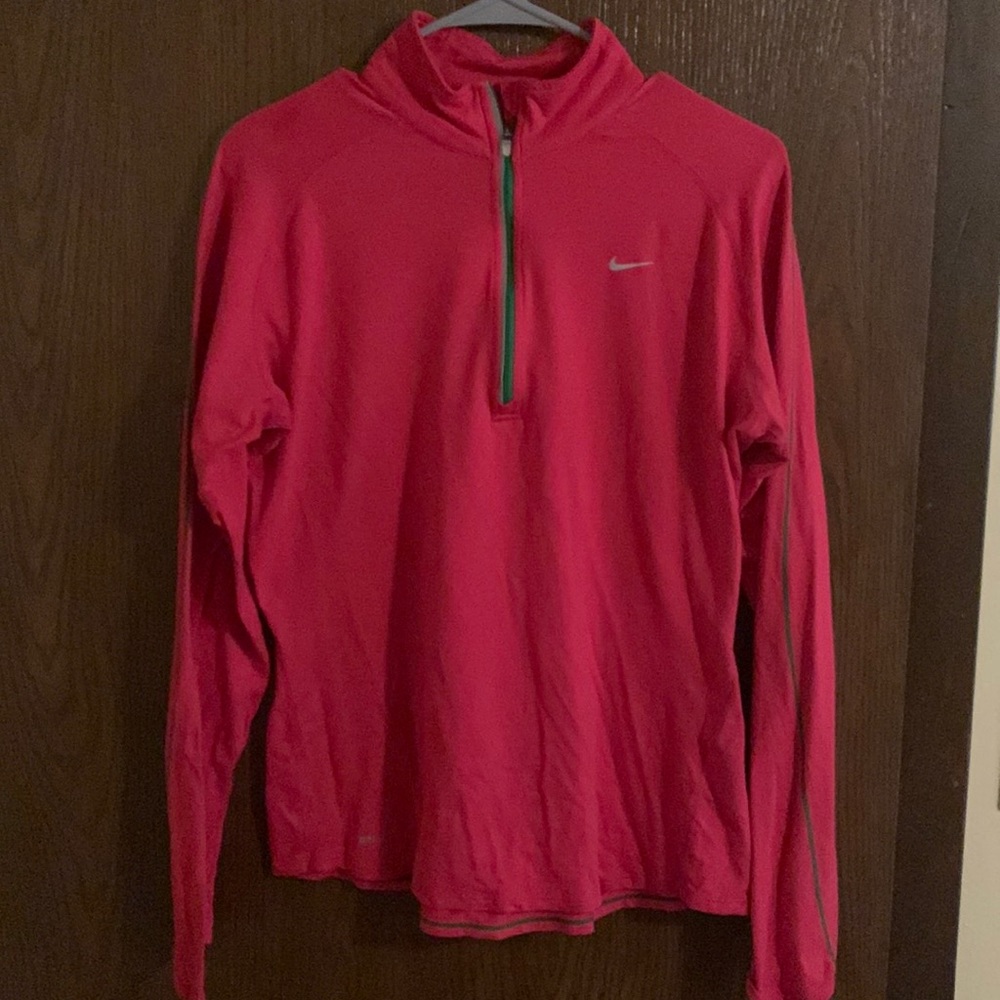 Hot pink Large nike quarter zip